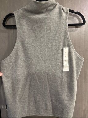 a new day Heather Gray Sleeveless Mock Neck Tank